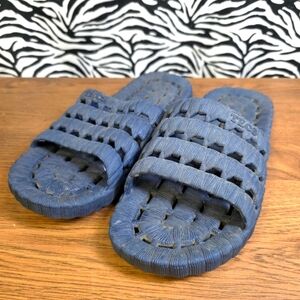 EXP×2 0424 Thrifted Womens Medium Sz. US 10 EUR 41 Blue TECS Sandals GWOSLOO1.09